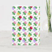 Carte Rose Bleue Gracieuse (Dos)