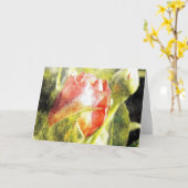 Carte Rose Bud (Fleur jaune)