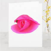 Carte Rose Bud (Fleur jaune)