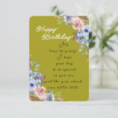 Carte Rose bunch  (Debout devant)