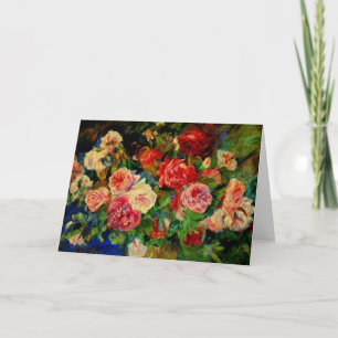 Carte Rose, célèbre peinture de Renoir