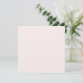 Carte Rose Champagne Pastel Uni (Debout devant)