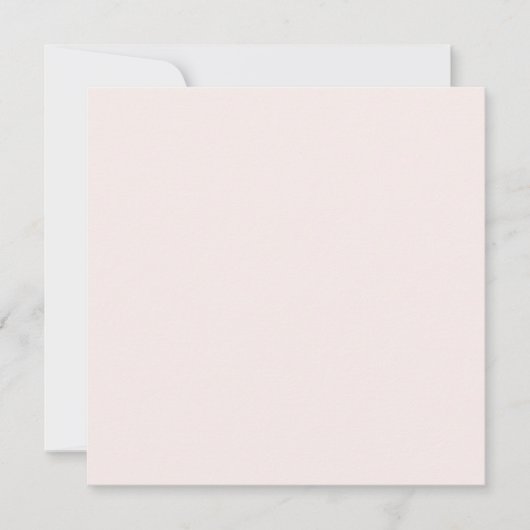 Carte Rose Champagne Pastel Uni (Devant)