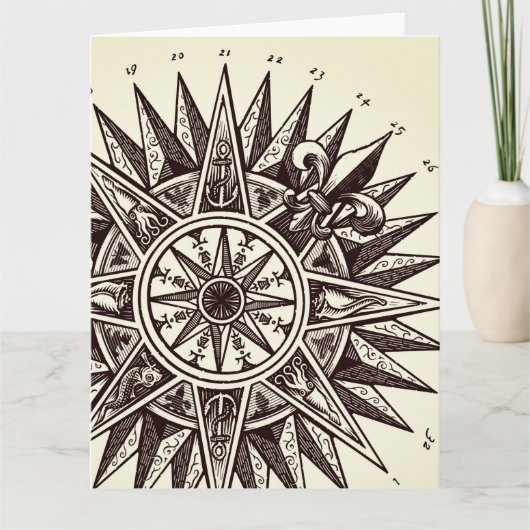 Carte Rose Compass (Devant)