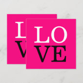 Carte Rose Contexte Amour Mariage (Devant / Derrière)