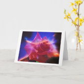 Carte Rose Cosmique (Fleur jaune)