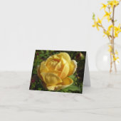 Carte Rose d'Angleterre (Fleur jaune)