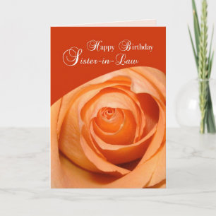 Carte Rose de belle-soeur Anniversaire religieux