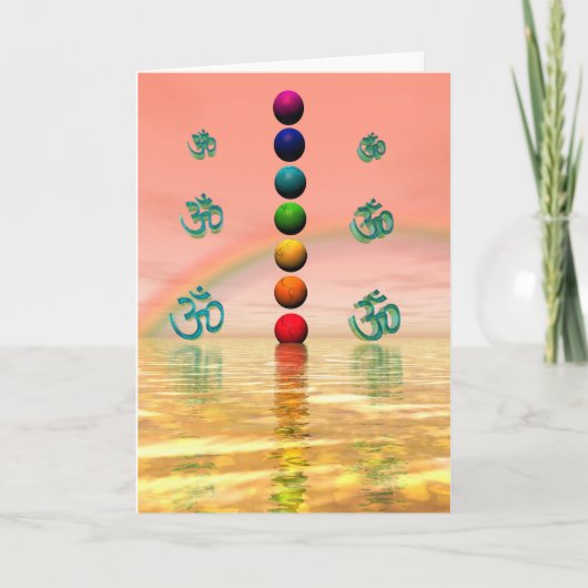 Carte rose de chakras (Devant)