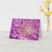 Carte rose de dahlia (Fleur jaune)