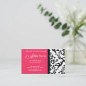 Carte rose de DamaskBusiness (Debout devant)