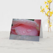 Carte rose de fiançailles de pétale de rose (Fleur jaune)