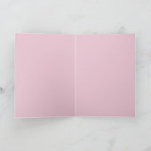Carte rose de jour de Valentines (Intérieur)