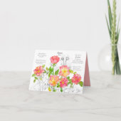 Carte Rose de juin anniversaire Chèvrefeuille Fleur de n (Devant)