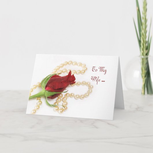 Carte Rose de la femme d'anniversaire (Devant)