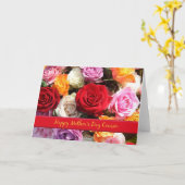 Carte rose de la fête des mères de Cousin Happy (Fleur jaune)