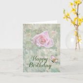 Carte Rose de la pluie (Fleur jaune)