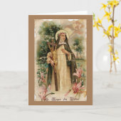 Carte Rose de Lima (Fleur jaune)