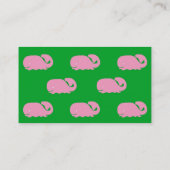 Carte rose de maman de baleine (Dos)