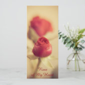 Carte Rose de mon coeur (Debout devant)
