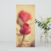 Carte Rose de mon coeur (Debout devant)