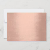 Carte Rose de peau Lash Maquillage d'or Certificat d'art (Dos)