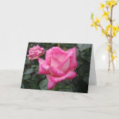 Carte Rose de rose de 2-Ton (Fleur jaune)