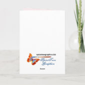 Carte Rose de rose pour la maman (Dos)