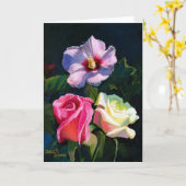 Carte Rose de Sharon Card (Fleur jaune)