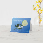 Carte Rose de sympathie (Fleur jaune)