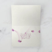 Carte rose de tapisserie vintage abstrait (Intérieur)