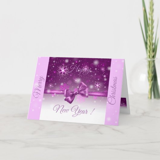 Carte Rose d'hiver (Devant)