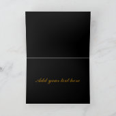 Carte rose d'invitation de mariage d'or et de (Intérieur)