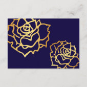 Carte Rose d'or - Bleu (Dos)
