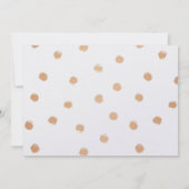 Carte Rose d'or moderne "À mon père le jour de mon maria (Dos)