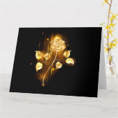 Carte Rose d'or ( rose d'or ) (Fleur jaune)