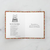 Carte Rose d'Ordination du prêtre catholique (Intérieur)