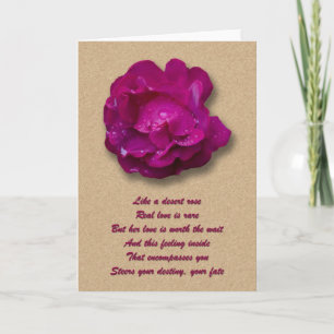 Carte Rose du désert