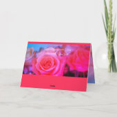 Carte Rose du jardin rose (Dos)
