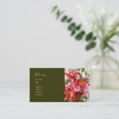 Carte rose élégante de profil d'aquarelle de (Debout devant)