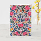 Carte Rose et Bird, William Morris (Fleur jaune)