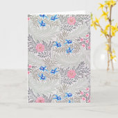 Carte Rose et Larkspur, William Morris (Fleur jaune)