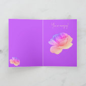 Carte Rose et mauve (Intérieur)