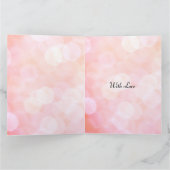 Carte Rose étincelante moderne Joyeuse Soeur d'anniversa (Intérieur)