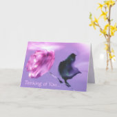 Carte Rose Evanescent (Fleur jaune)