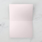 Carte rose Fille Joyeux Poussins de Pâques (Intérieur)