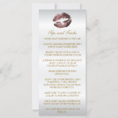 Carte Rose foncé Dusty Parties scintillant instructions  (Dos)