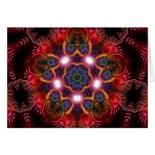 Carte Rose fractée Starlight