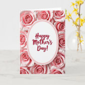 Carte Rose Frame Mothers Day Card (Fleur jaune)