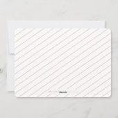 Carte rose Gold Joyeux Noël Script (Dos)